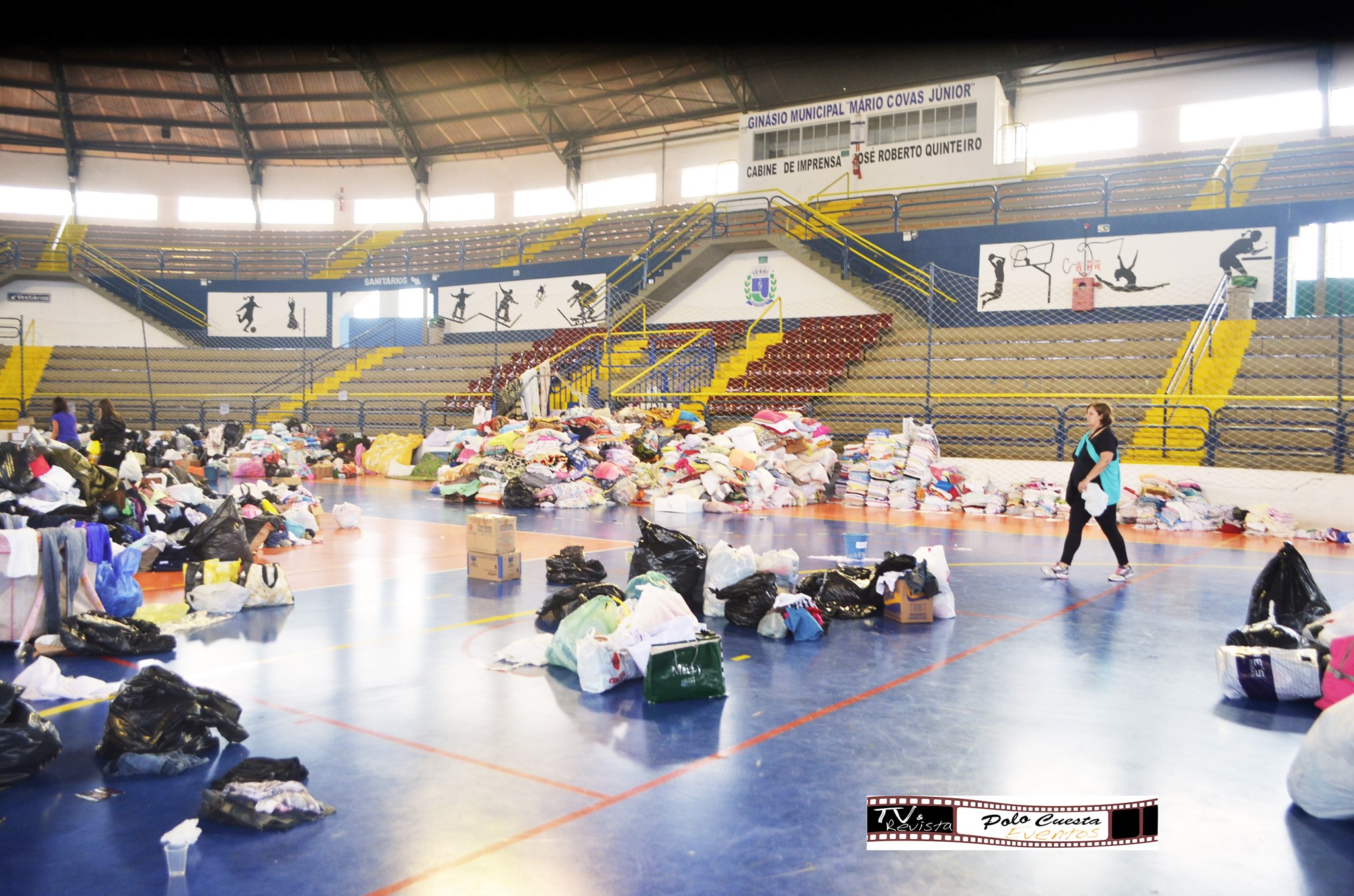 Solidariedade da população nas enchentes